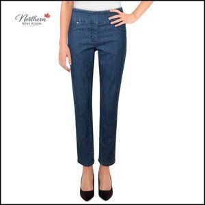 Pull-On Stretch Jeans with Tapered Leg 29 Inch Inseam